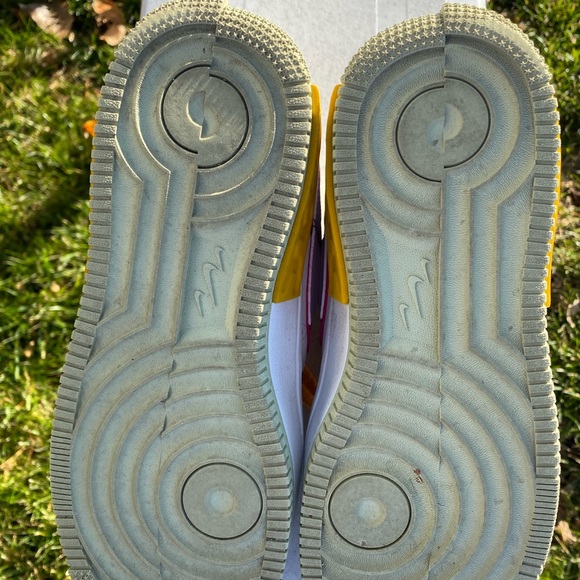 Nike AF1 Black and Pink sz 8 - Picture 2 of 3